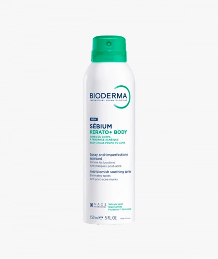 BIODERMA SÉBIUM KERATO+ BODY SPRAY PARA PIELES CON TENDENCIA ACNEICA 150ml